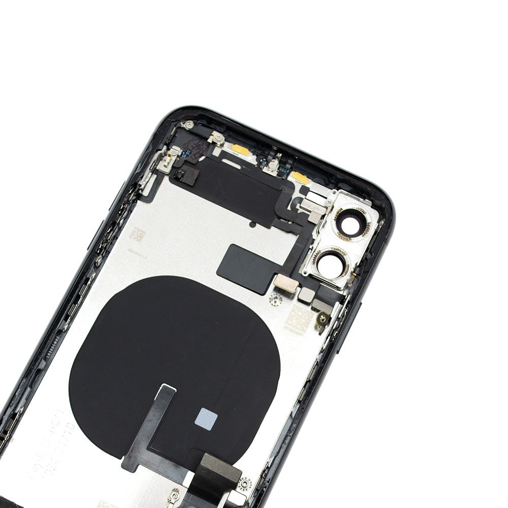 Rear Housing with Full Set Parts for iPhone 11-Black (Purple) Rear Housing with Full Set Parts for iPhone 11-Black (Purple)